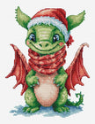 Cross Stitch Kit Luca-S - The Happy Dragon, B1406 - Luca-S Cross Stitch Kits