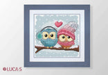 Cross Stitch Kit Luca-S - Two Cute Owls B1400