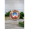 Cross-stitch kit on wooden base 
