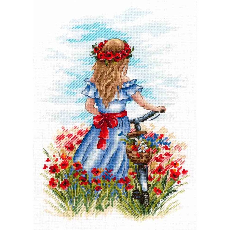 Cross stitch kit "Poppy Dreams" SNV-848