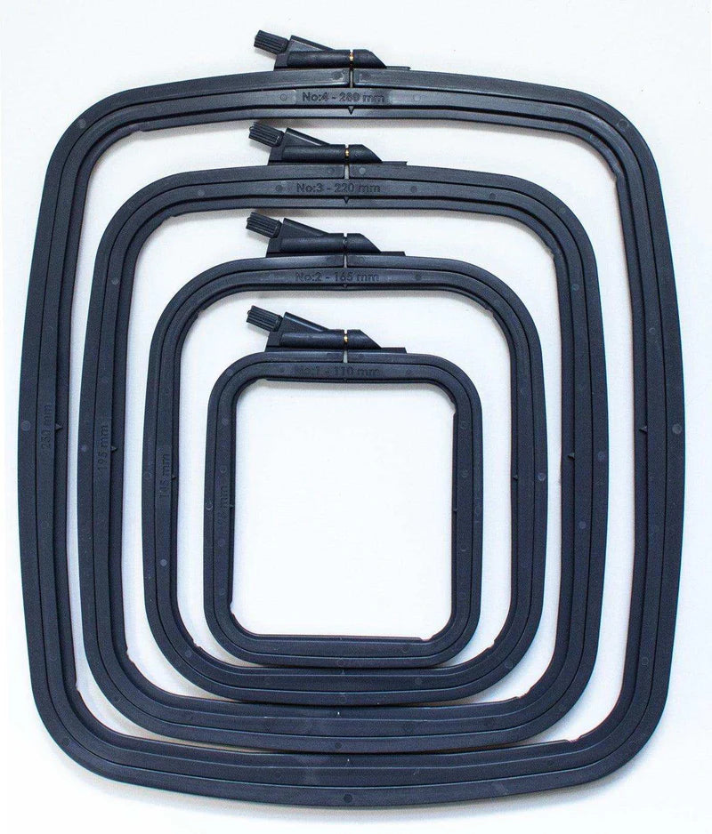 Cross Stitch Square Hoop, Navy - Nurge Embroidery Hoop