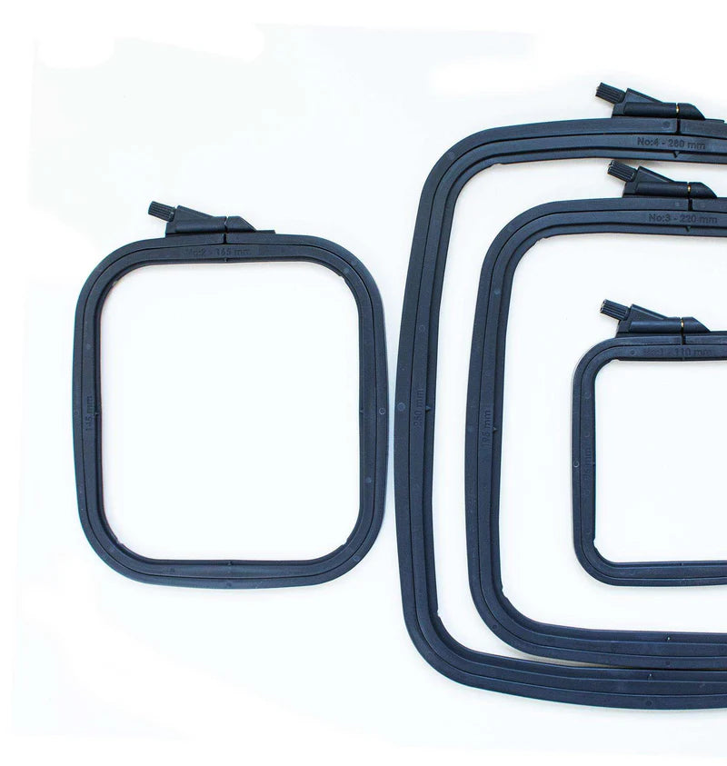 Cross Stitch Square Hoop, Navy - Nurge Embroidery Hoop