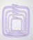 Cross Stitch Square Hoop, Purple - Nurge Embroidery Hoop