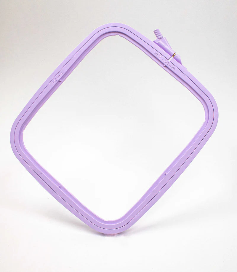 Cross Stitch Square Hoop, Purple - Nurge Embroidery Hoop