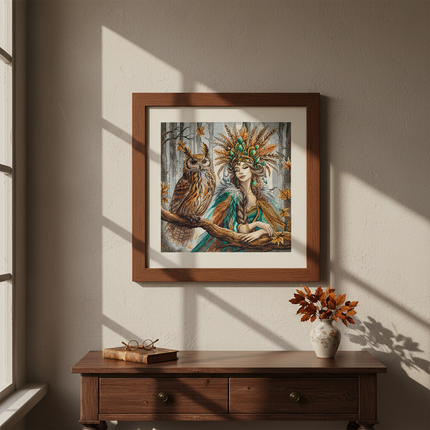 The Queen of the Forest - Cross Stitch Kit AVA P019