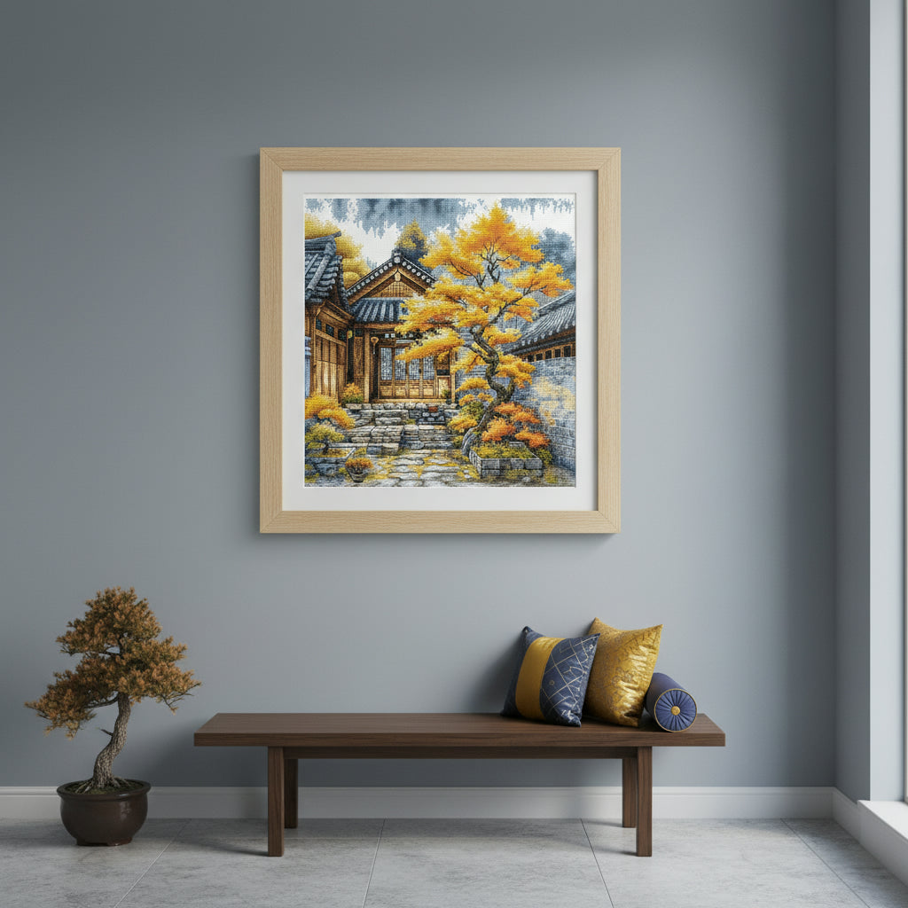 Golden Trees - Cross Stitch Kit AVA P118