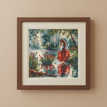 The Secret of the Forest - Cross Stitch Kit AVA P041