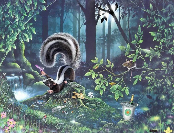 Drunk as a Skunk - Mike Jupp 1000 Pieces Jigsaw Puzzles