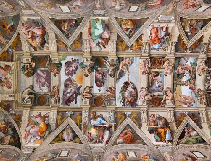 Sistine Chapel Ceiling by Michelangelo Jigsaw Puzzle‚ 1000 or 500 Pieces