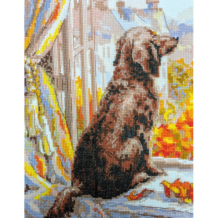 Cross stitch kit "Let's go for a walk!" 18x24 SR2256