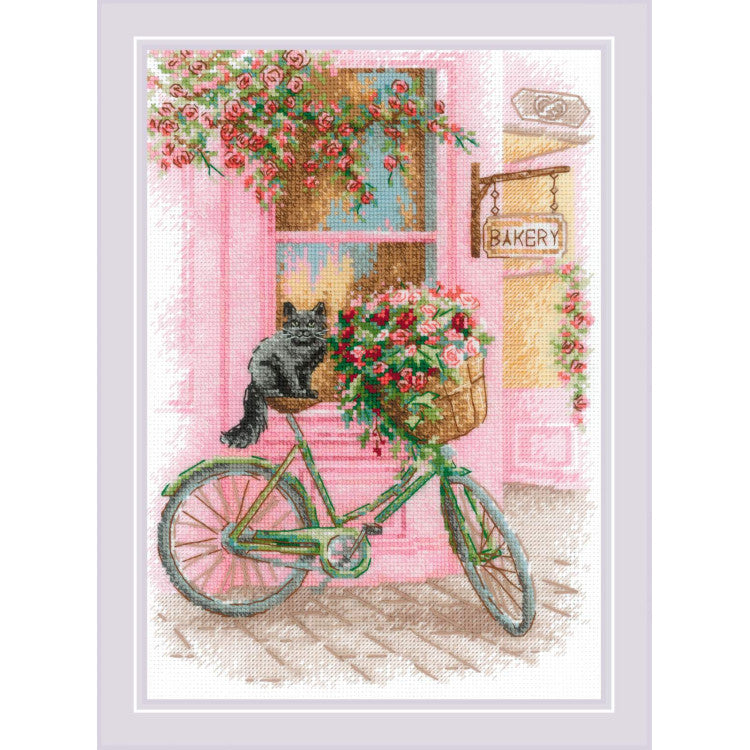 Cross stitch kit Blooming Trip 21x30 cm SR2246