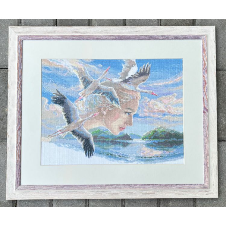 Cross stitch kit - Aine collection "Mother Nature. Sky" 40x30 cm SRA1002