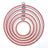 Pink Embroidery Round Hoop - Nurge Flexible Hoop, Round Cross Stitch Hoop
