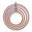 Red Embroidery Round Hoop - Nurge Flexible Hoop, Round Cross Stitch Hoop