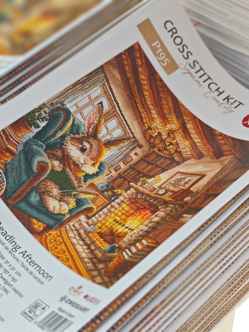 Afternoon of Reading - Cross Stitch Kit AVA P195