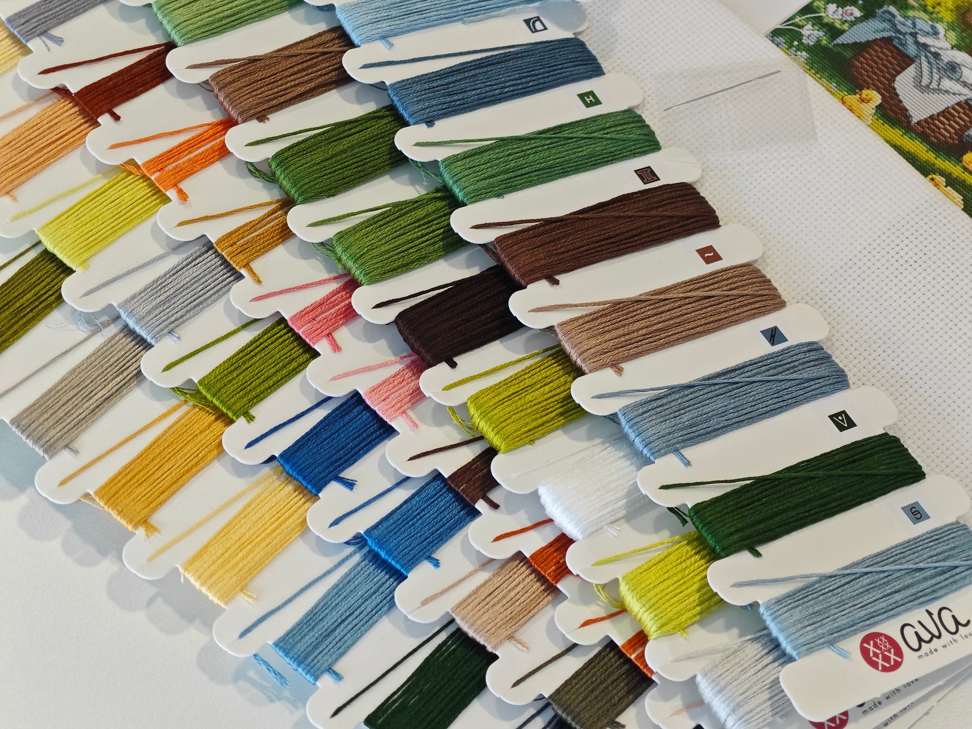 Spring at the Farm - Cross Stitch Kit AVA P159