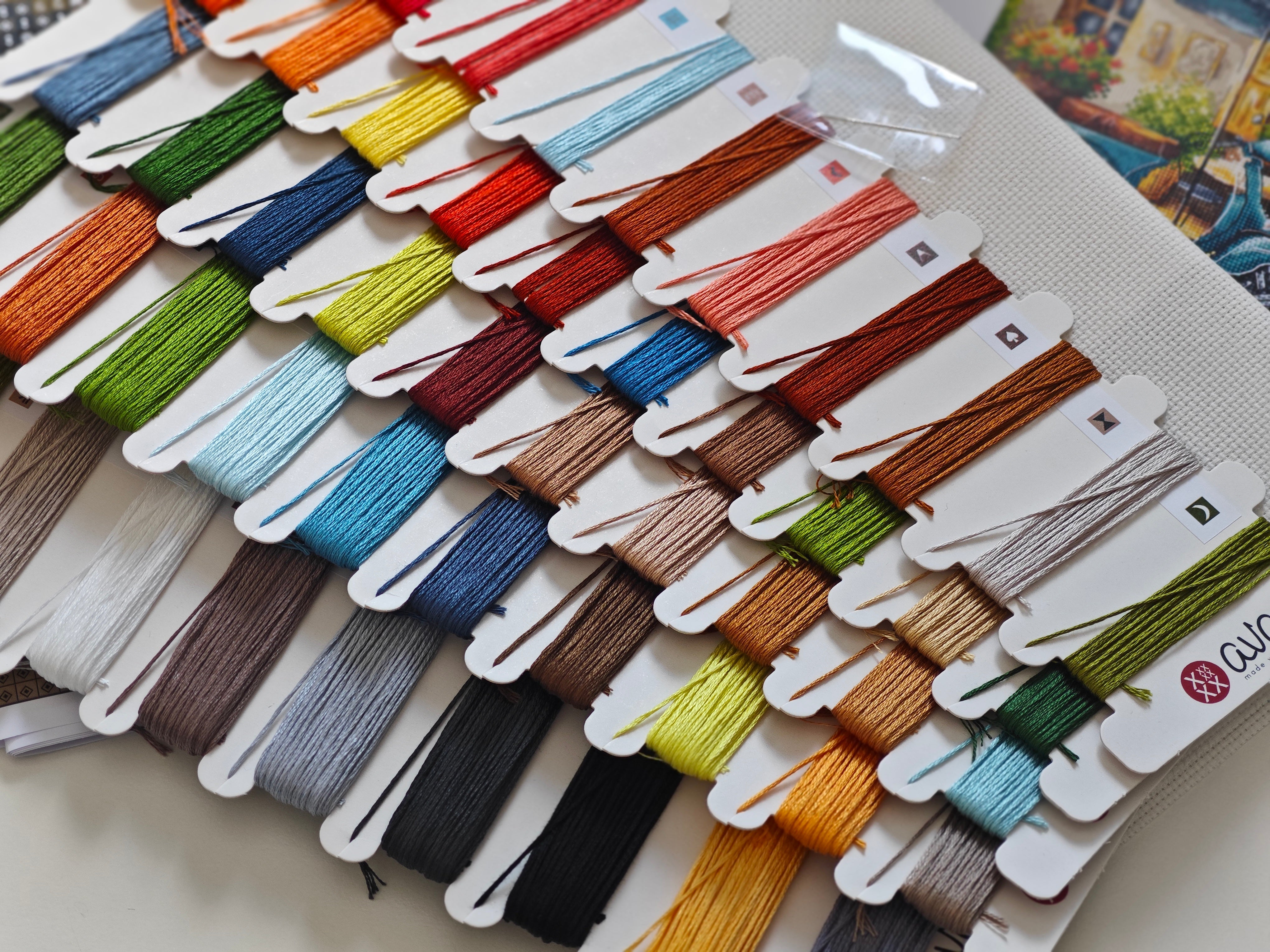 The Blue Vespa - Cross Stitch Kit AVA P168