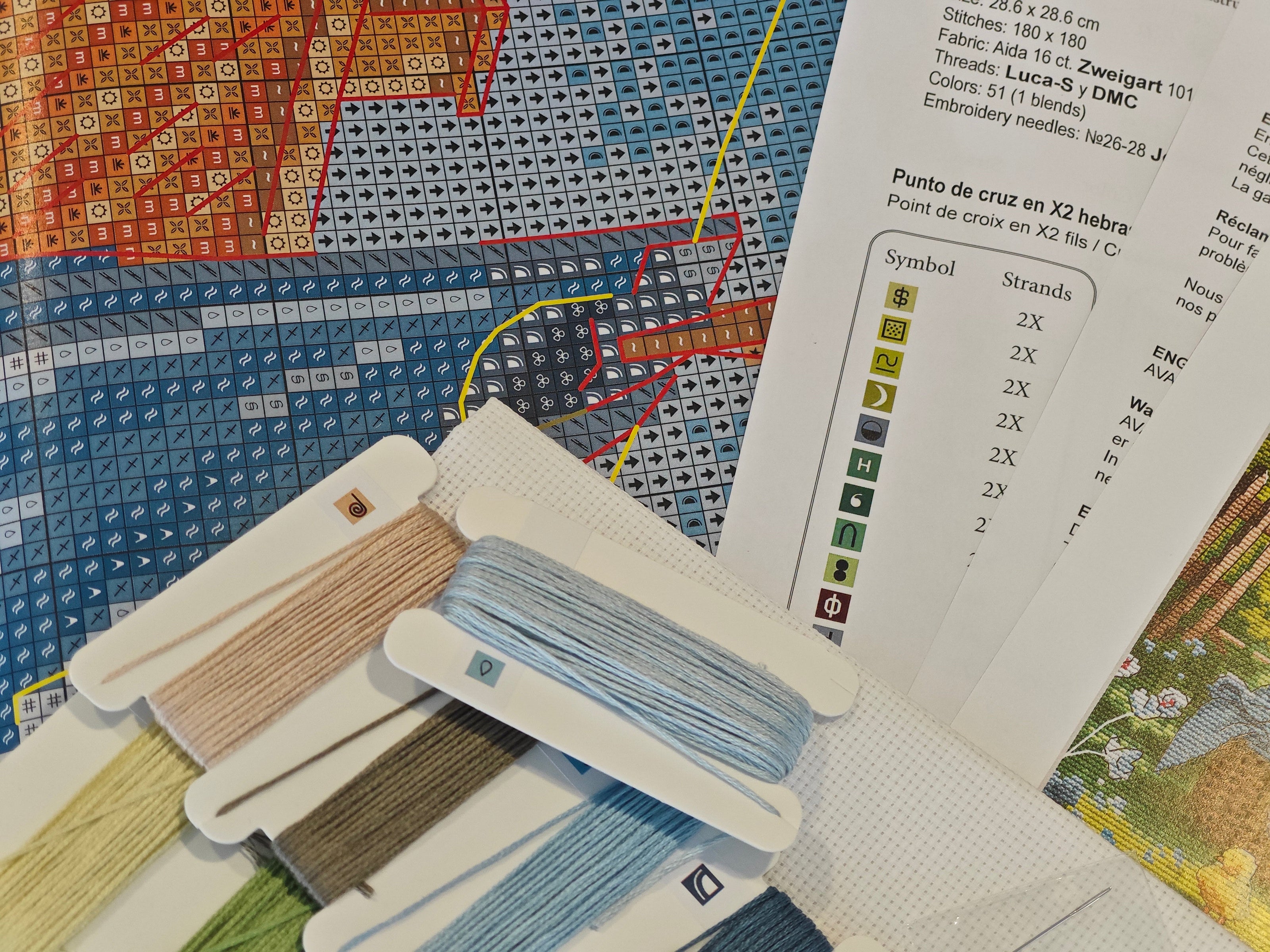 Spring at the Farm - Cross Stitch Kit AVA P159