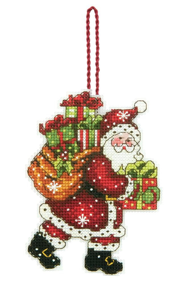 Santa and Bag Ornament D70-08912