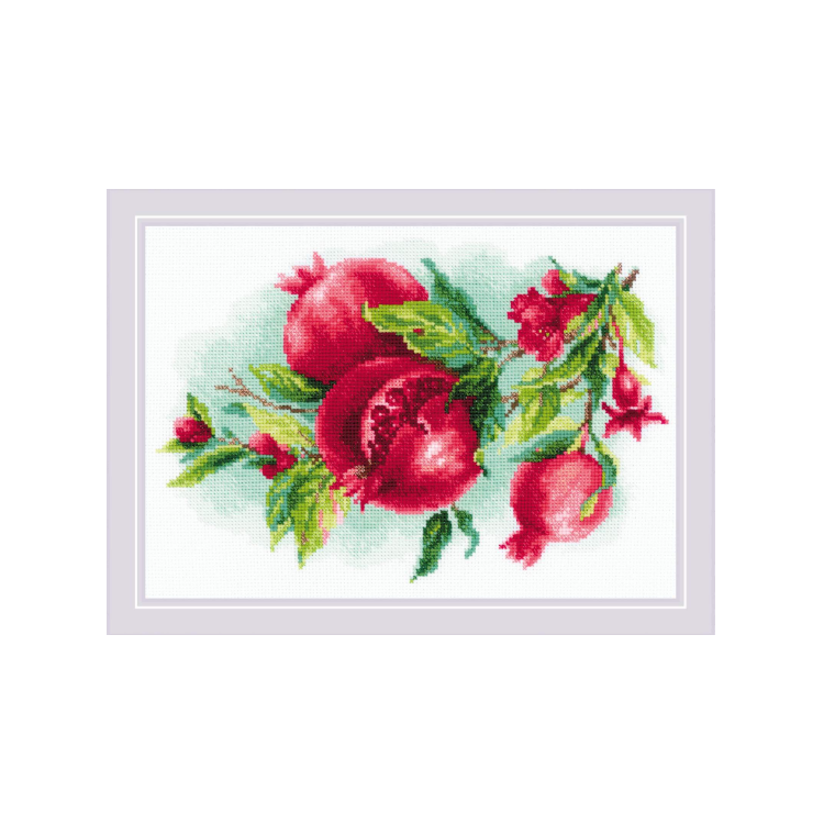 Cross stitch kit "Juicy Pomegranate" 30x21 cm SR2175