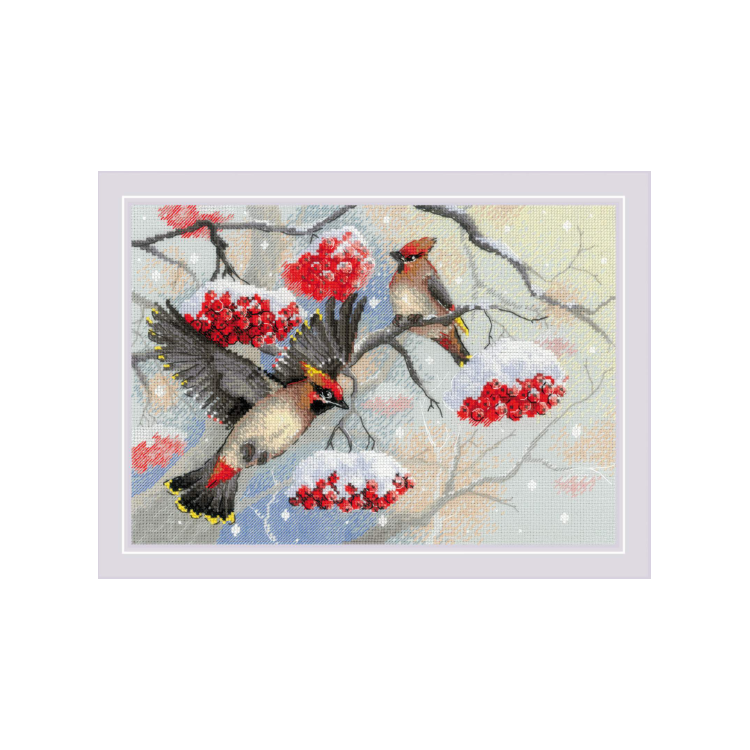Cross stitch kit "Winter Whispers" 30x21 cm SR2207