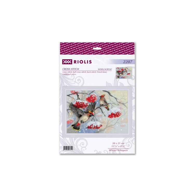Cross stitch kit "Winter Whispers" 30x21 cm SR2207