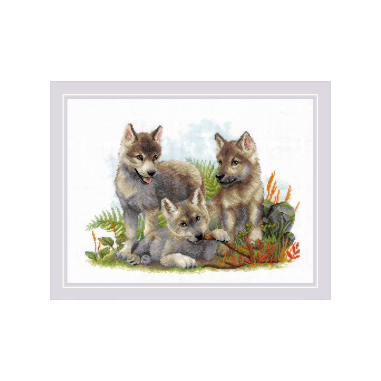 Cross stitch kit Sons of the Forest 40x30 cm SR2076