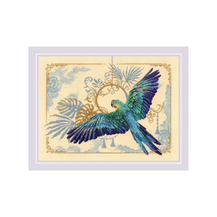 Cross stitch kit "Tropical Beauty" 40x30 cm SR2182