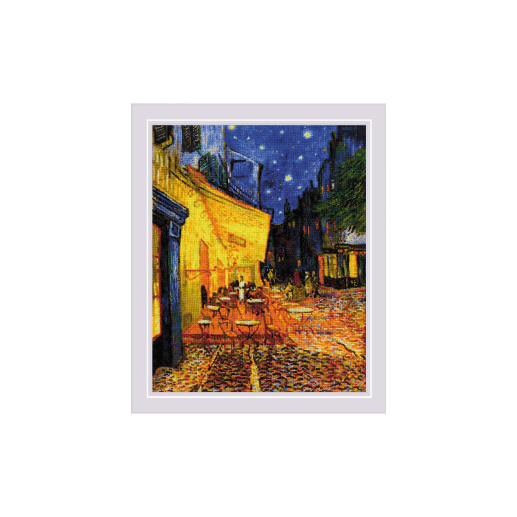 Cross stitch kit "Café Terrace at Night after V. Van Gogh's Painting" 40x50cm SR2217