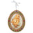 Cross-stich on wooden base "Miniature. Chicken on a walk" SO-114