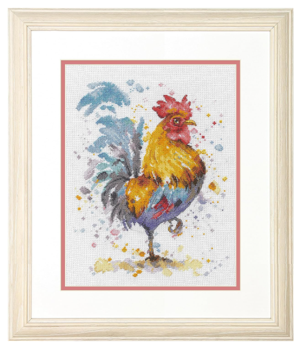 Watercolor Rooster D70-35432