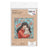 KL8-559 Cross stitch kit KLART "A girl with a cat" 12 x 13 cm