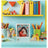 KL8-559 Cross stitch kit KLART "A girl with a cat" 12 x 13 cm