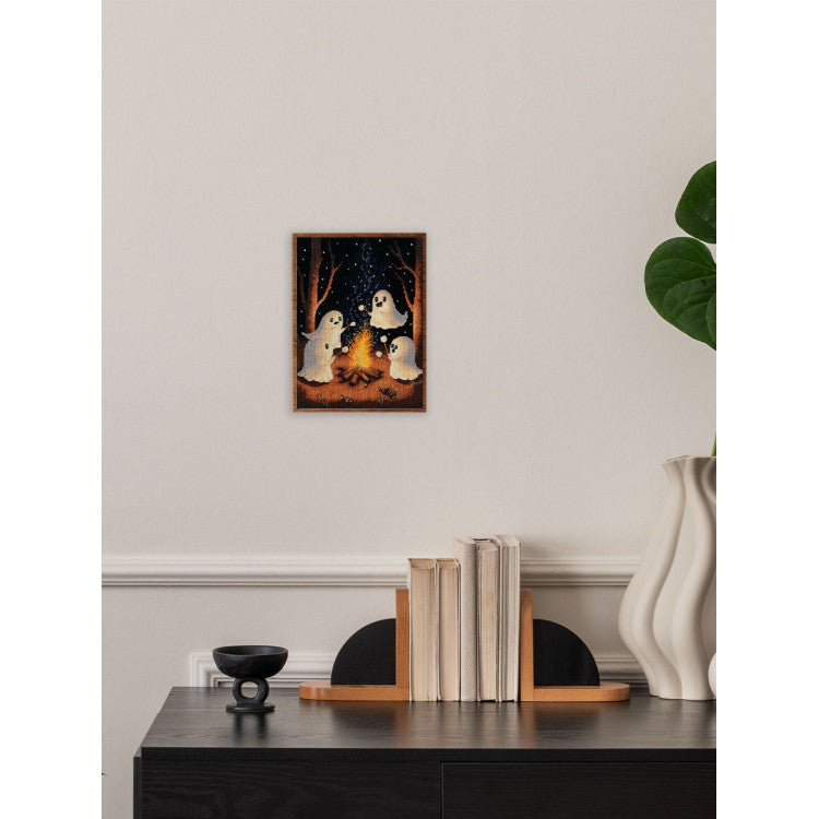 KL8-581 Cross stitch kit KLART "Ghost hike" 15 x 20 cm