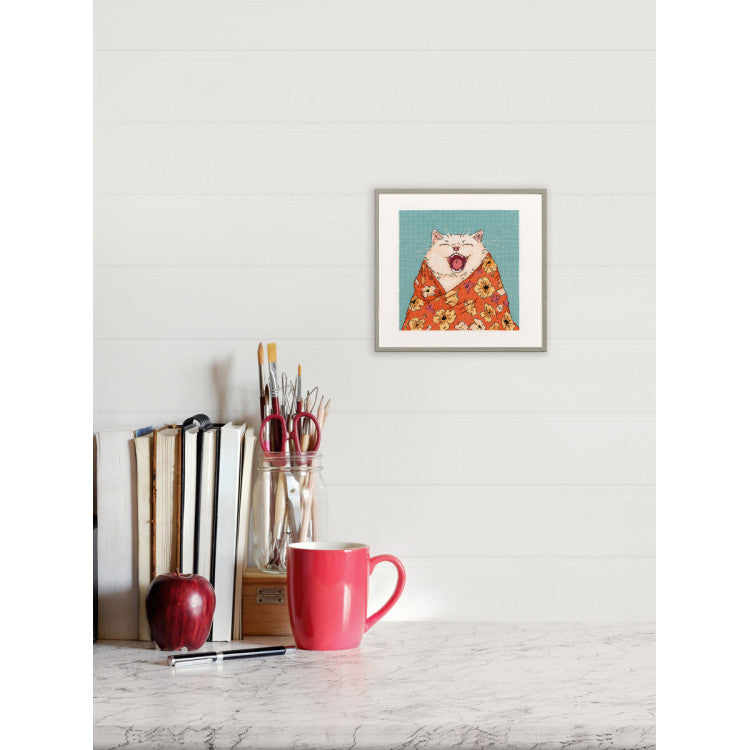 PK-7533 Cross stitch kit PANNA "Sleepy cat" 15 x 15 cm