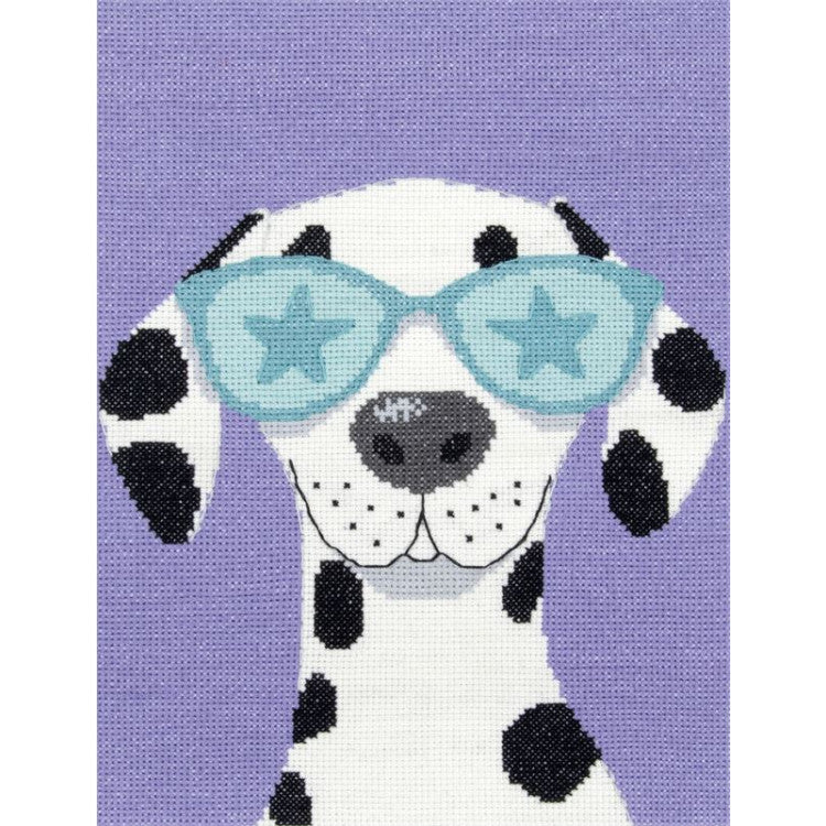 PNK-7541 Cross stitch kit PANNA "Dalmatian" 19 x 25 cm