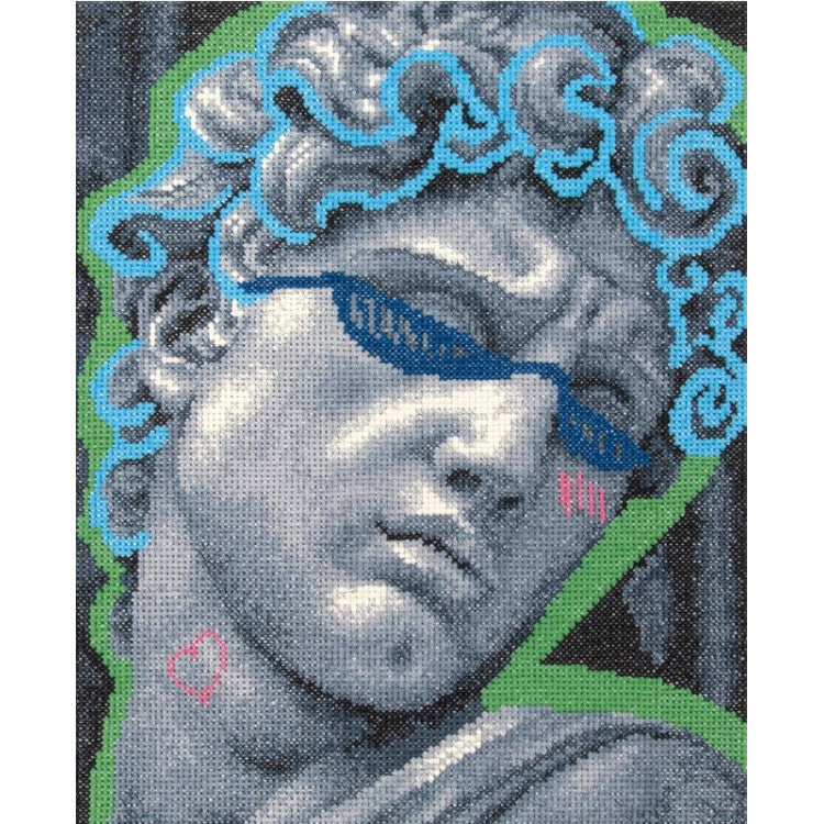 PNK-7549 Cross stitch kit PANNA "David" 21 x 26 cm