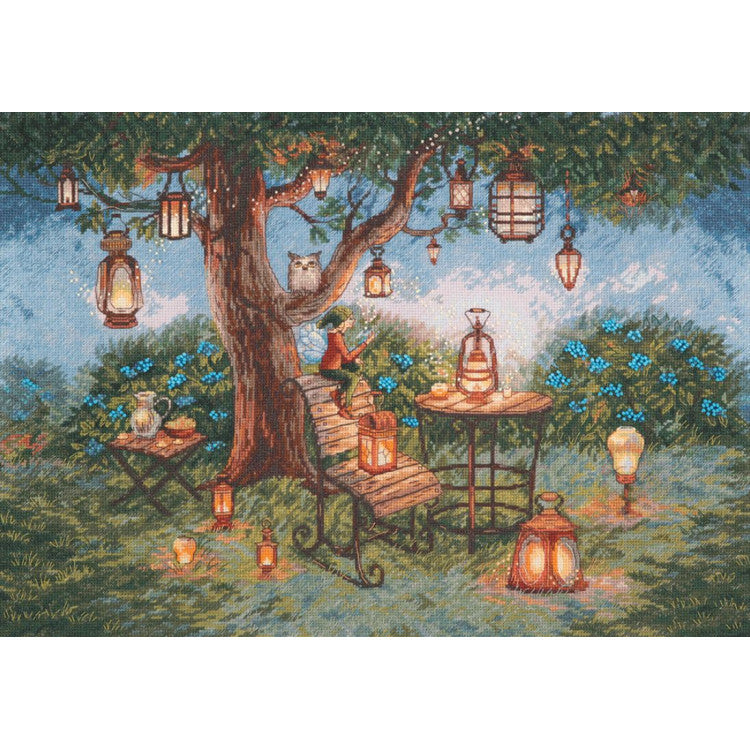 PVS-1972 Cross stitch kit PANNA "Flashlights" 43 x 30 cm