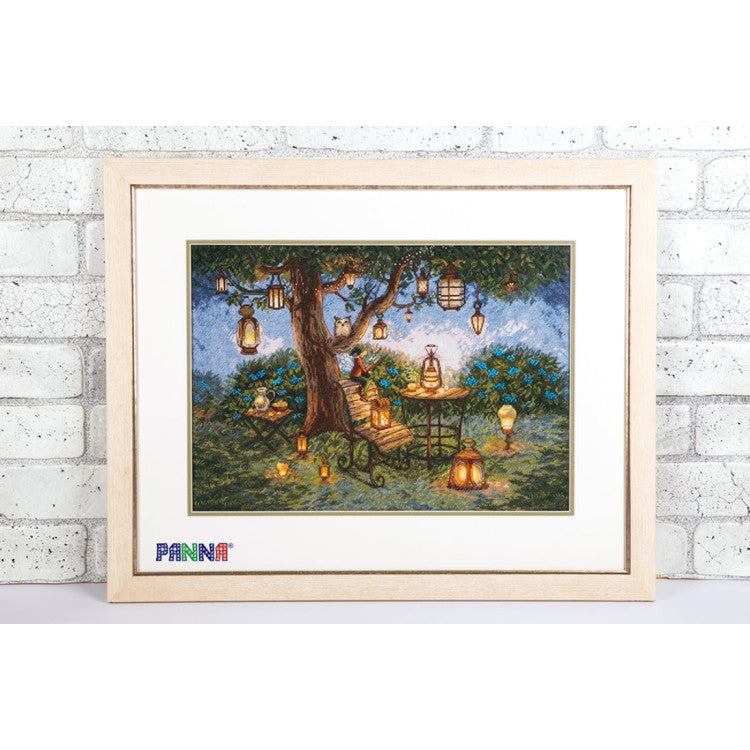 PVS-1972 Cross stitch kit PANNA "Flashlights" 43 x 30 cm
