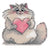 "Magnet. Kitty" 9,6×9,1 cm S1712 Cross stitch kit