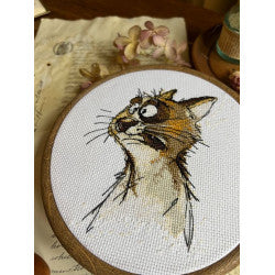 "Emotions. Shock." 11 х 12 cm SANE-05 Cross stitch kit