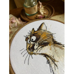 "Emotions. Shock." 11 х 12 cm SANE-05 Cross stitch kit