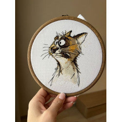 "Emotions. Shock." 11 х 12 cm SANE-05 Cross stitch kit