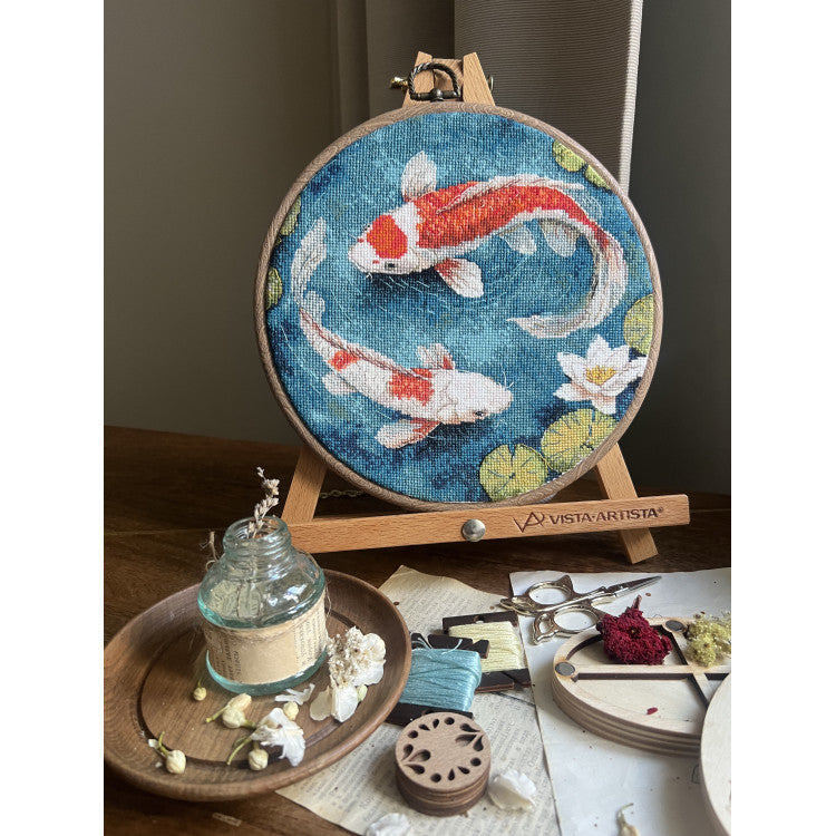 "Carps" 21,5 х 20 cm SANK-71 Cross stitch kit