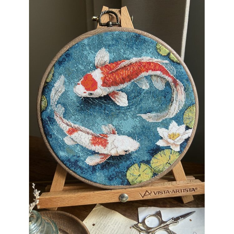 "Carps" 21,5 х 20 cm SANK-71 Cross stitch kit