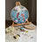 CROSS STITCH KIT "CARPS AND LOTUSES" 21.5 X 21.5 CM SANK-73