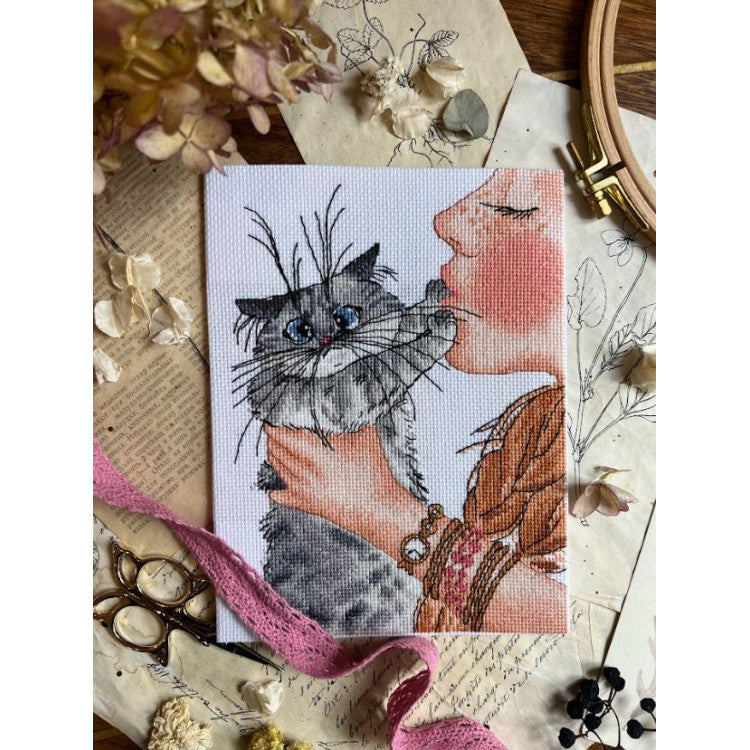 "Touch-me-not" 14,5 х 20 cm SANN-40 Cross stitch kit