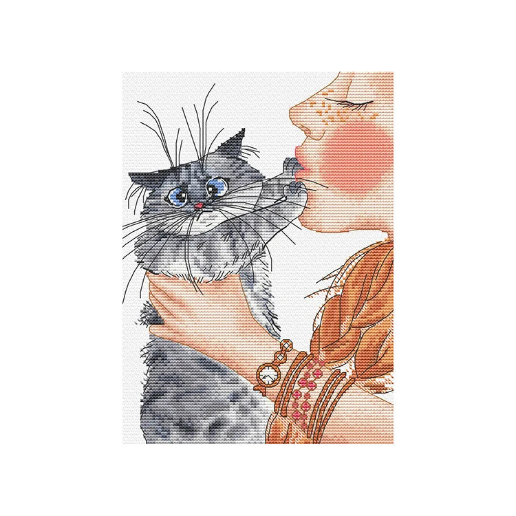 "Touch-me-not" 14,5 х 20 cm SANN-40 Cross stitch kit