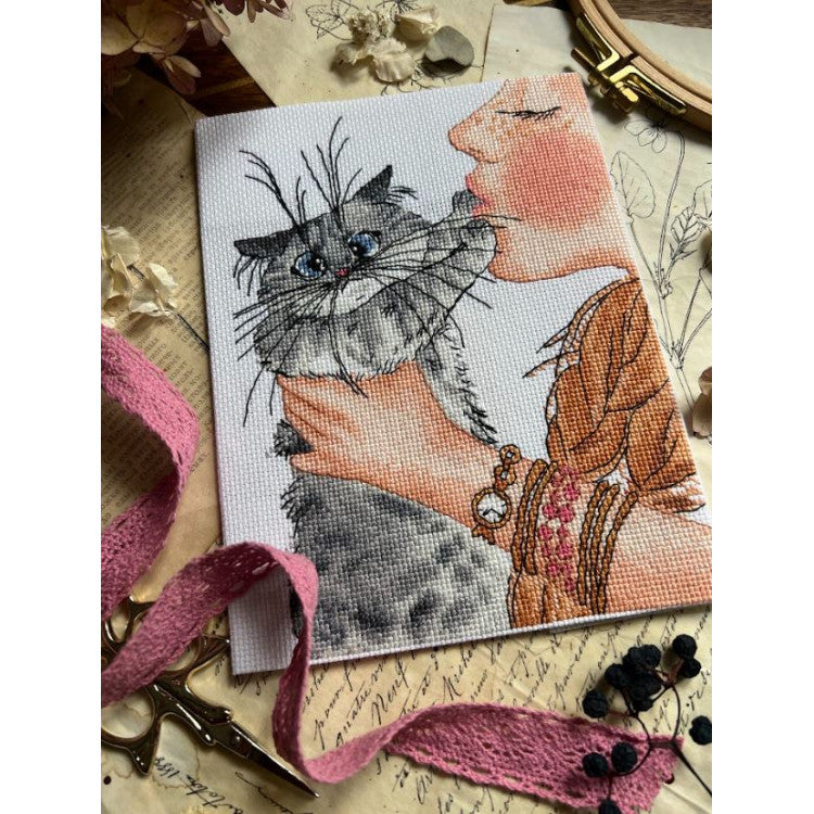 "Touch-me-not" 14,5 х 20 cm SANN-40 Cross stitch kit