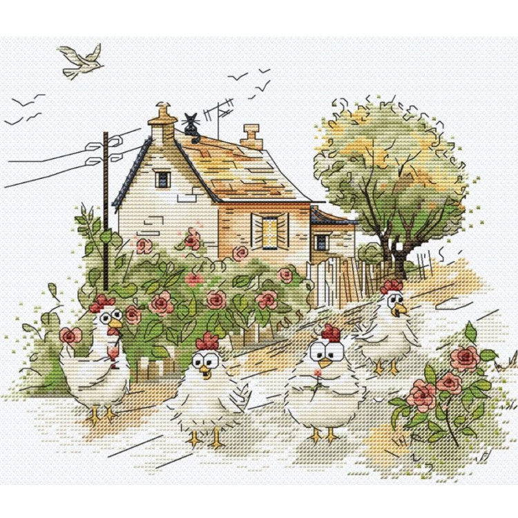 "Is it really summer?" 25,5 х 21,5 cm SANN-41 Cross stitch kit